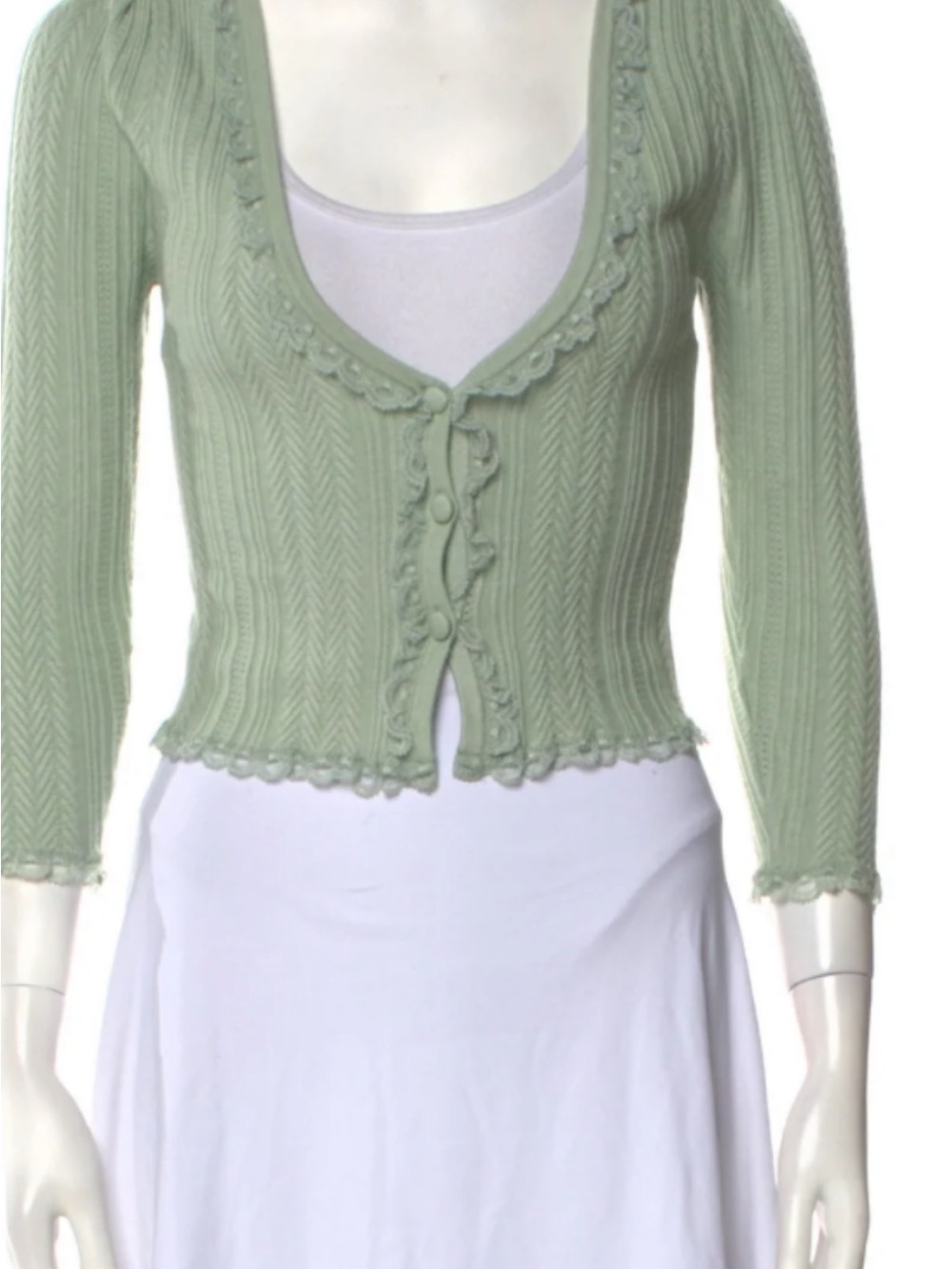 For Love and Lemons Nina green cardigan
